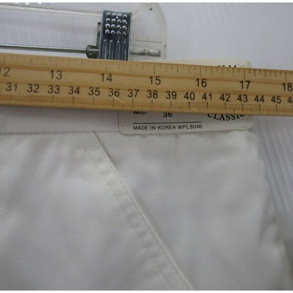 VINTAGE RHM Classic Shorts 36 Golf Chino Khakis 80s 90s Macys Mini NEW - Picture 4 of 9